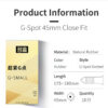 e80f6ac74501d5c6 10pcs/Box Small Size Lubricated Condoms Extra Thin Close Fit Natural Rubber Latex Condoms for Men Couple Penis Sleeve