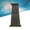 PCIE 4.0 X16 Riser 15.8in Vertical Mount Low Loss High Speed GPU Extension Cable Shielding Z690 RTX4090 for X570