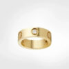 e816173c3d9104a6 Classics Love Ring designer women 4mm 5mm 6mm Gold Plated With diamonds Designer for lovers Wedding ring Anniversary Jewelry gift with box