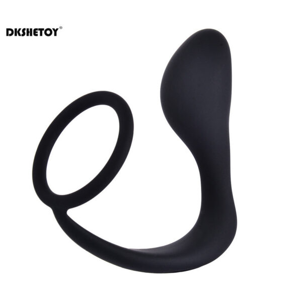 e819fa689378b4b2 Male Prostate Massager Anal Plug Adults Products Prostate Stimulator Delay Ejaculation Cock Rings Penis Ring Sex Toys for Couple