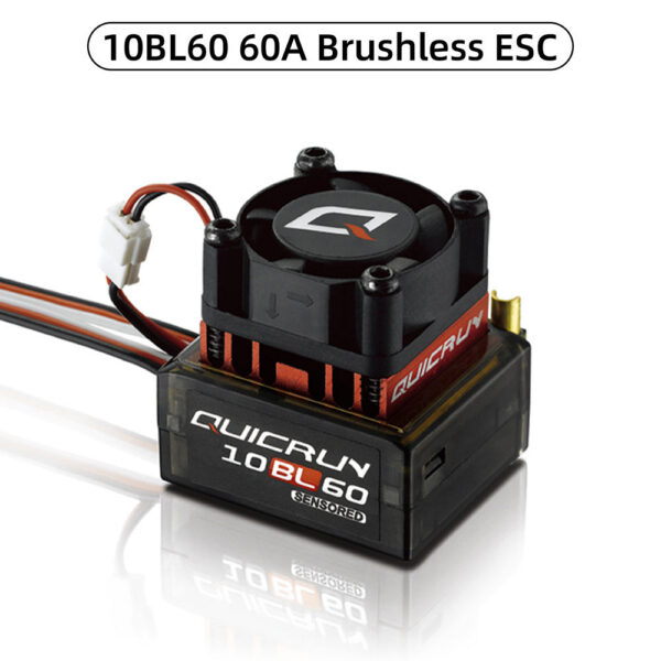 e82b43988ebfe9fb Hobbywing QUICRUN Sensored 10BL120 120A /10BL60 60A 2-3S Lipo Brushless ESC for 1/10 Car