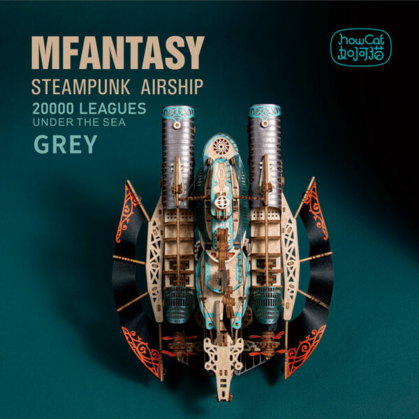 e836d9cb34268289 stic Spaceship DIY 3D Wooden Puzzle Steampunk Airship Popular Assembly Model Kits Toys For Children Kids Girl Birthday Gift
