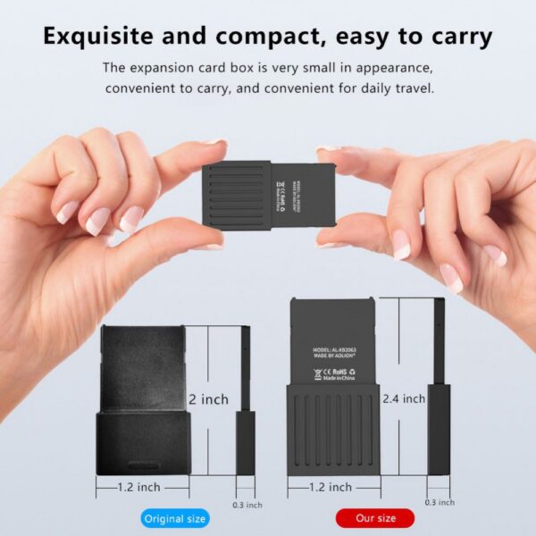 e83b3f7befe61e75 External Host Hard Drive Conversion For Xbox Series X/S M.2 NVME SSD Expansion Box 32G Bandwidth One Card Dual Purpose