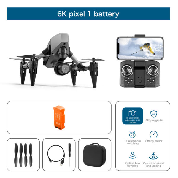 e840cee6bbb22bdc New XD1 Mini Drone Professional 8K Dual Camera 5G GPS WIFI Height Maintaining Four Sides Obstacle Avoidance RC Quadcopter Toys