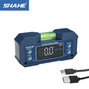 e8416cd61be36906 SHAHE Digital Incometer Dual-axis Protractor Rechargable Bevel Box Electronic Level Angle Finder Gauge