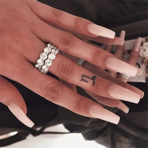 Elegant Promise Ring Sterling Sier Diamond cz Engagement Wedding Band Rings For Women Men Fine Jewelry Gift