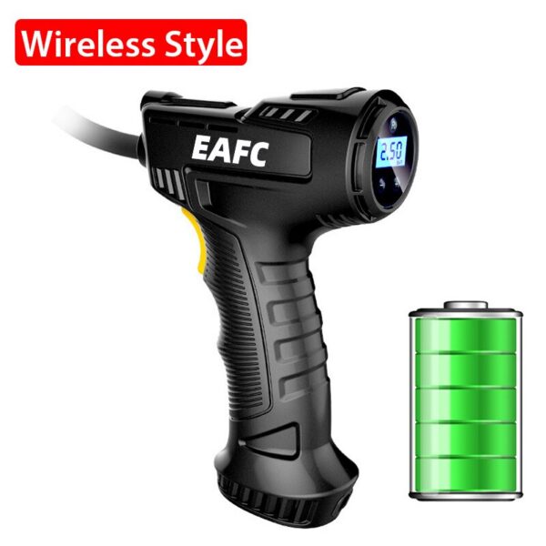120W Handheld Compressor Wireless/Wired Iatable Portable Air Pump Tire Iator Digital for Car Bicycle Balls