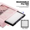 e85ef1edd1cd5291 Upgrade Dust Collector Extractor Fan For Manicure hine Powerful Vacuum Cleaner With Remove Filter Nail Equipment