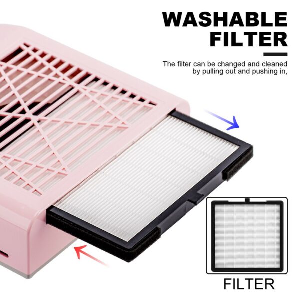 e85ef1edd1cd5291 Upgrade Dust Collector Extractor Fan For Manicure hine Powerful Vacuum Cleaner With Remove Filter Nail Equipment