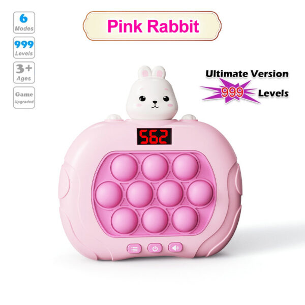 999 Level Electronic Pop Quick Push Game Console Suitable for Adults and Childrens Toys Anti Stress Sensory Bubble Fidget Gifts