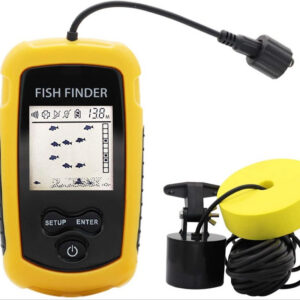 e87d9c80039c4bb9 100M Portable Fish Finders 45 degrees Sonar Coverage Echo Sounder Alarm Transducer Lake Sea Fishing