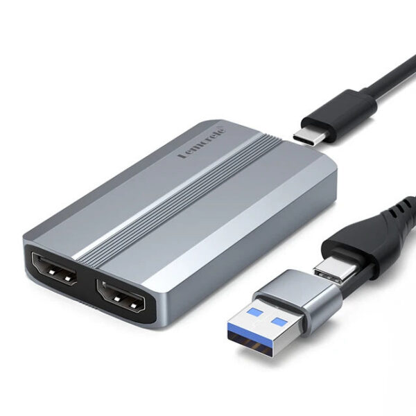 Lemorele AC06 Video Capture Card 4K HDMI-CompatibleInput 30hz Output 4k 30Hz Loop Out for Streaming PS4/5 Live Stream