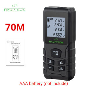 e889104a3c67395f HAUPTSON 70/100M Distance Meter Rangefinder Laser Tape Range Finder Building