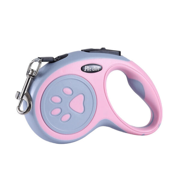 e88b532916fd97e8 3m 5m Nylon Dog Leash Automatic Retractable Durable Cat Lead Extending Puppy Walking Running Traction Roulette For Small Dogs