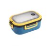 e88c6ffc03d3fb66 Single Double-layer Portable Compartment Fruit Food Microwave Lunch With Fork And Spoon Picnic Fresh Box