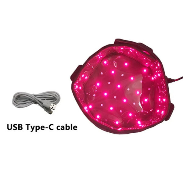 e88d23746dda3d72 LED Red Therapy Hat 660&850nm Red&Infrared Light Growth for Hair Loss Promote Regrowth Care Cap