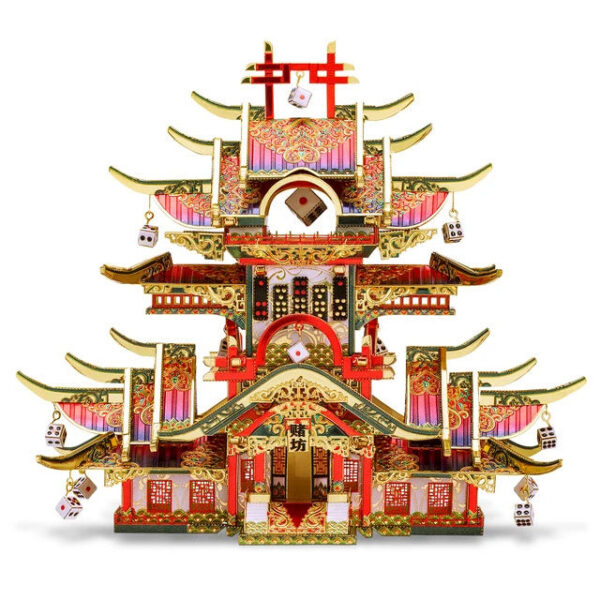 e899e75aed0fe40d Piececool 3D Metal Puzzle Adult Chinese Style Building Kits DIY Model for Jigsaw Toy