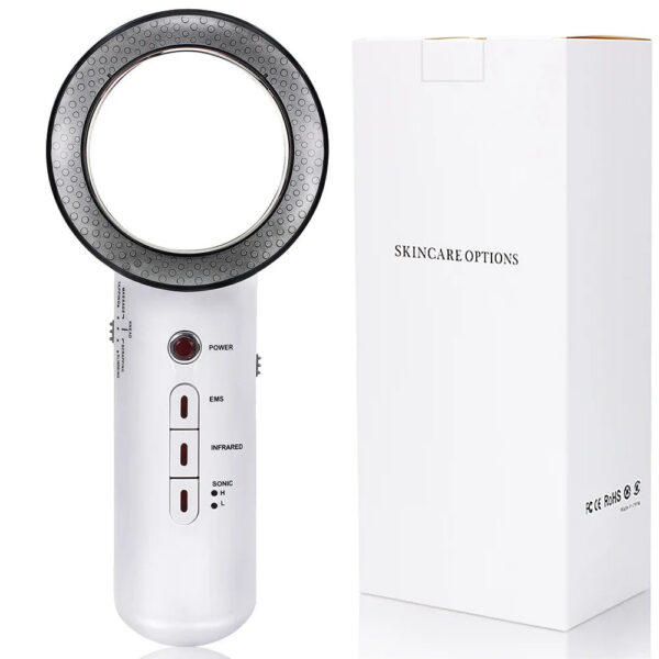 e89d329e39649a44 3 In 1 EMS Ultrasonic Cavitation Weight Lose Facial Lifting Body Slimming Massager Galvanic Infrared Lipo Fat Burner Machine