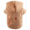 Dog Cat Winter Fleece Clothes Hooded Coat Down Jacket Puppy Pet Clothing For Dogs Chihuahua Yorkie Pug Outfits