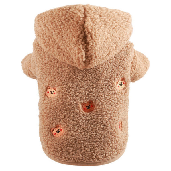 Dog Cat Winter Fleece Clothes Hooded Coat Down Jacket Puppy Pet Clothing For Dogs Chihuahua Yorkie Pug Outfits