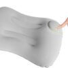 Compression Inflatable Camping Pillow, 19.2 "L Inflatable Pillow, Camping Inflatable Pillow, Camping Sleeping Inflatable Pillow (Orange)