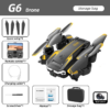 KBDFA New G6 Professional Foldable Quadcopter Aerial Drone S6 HD Camera GPS RC Helicopter FPV WIFI Obstacle Avoidance Toy Gifts