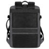 e8a4a2e321086fa1 Classic Travel Men Business School Expandable USB Bag Large Capacity Laptop Waterproof Fashion Backpack