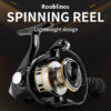 ROOBOS RY Spinning Saltwater Freshwater Reel Ultralight Metal Frame Smooth And Tough High Speed Fishing Reels