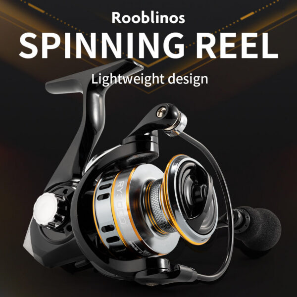 ROOBOS RY Spinning Saltwater Freshwater Reel Ultralight Metal Frame Smooth And Tough High Speed Fishing Reels