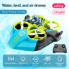 e8af64c4258a6122 4DRC Mini Drone Altitude Hold Headless Mode 3 in 1 Sea Land Air Flight 2.4G Remote Control Quadcopter Boat RC Helicopter Toys