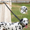 Reflective Shock Absorbing Pet Leashes with Car Seatbelt for Large Dogs Heavy Duty Tactical Bungee No Pull Dog Leash