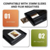 e8c5aab07f5b3c11 Mobile Film Scanner, 35Mm Slide And Negative Scanner With LED Backlight For Oldfilm To JPG, Support Editing