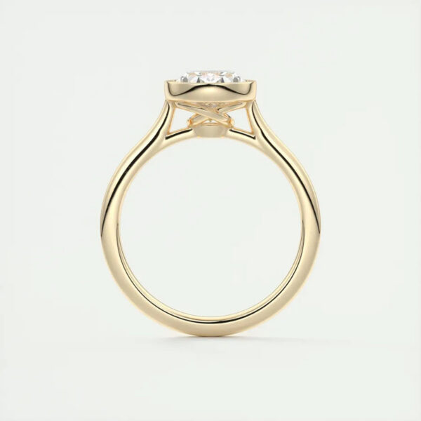 e8c72221085532cf Original Sterling Sier Solitaire Oval Cut 5A Zirconia Lab Diamond 14k Gold Plated Wedding Engagement Ring Jewelry