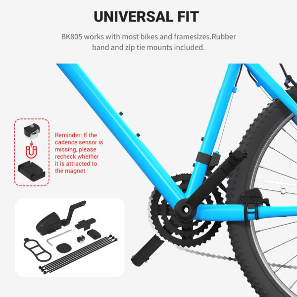 COOSPO Bicycle Sensor Speed And Cadence Dual Sensor Bluetooth 5.0 ANT+ Wireless Waterproof For Wahoo Zwif Garmin Etrex 30x