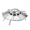 3D Metal Military J-20 J-10B SU-34 KA-50 Fighter UFO RAH-66 Helicopter DIY Handmade Assemble Model Jigsaw Puzzles