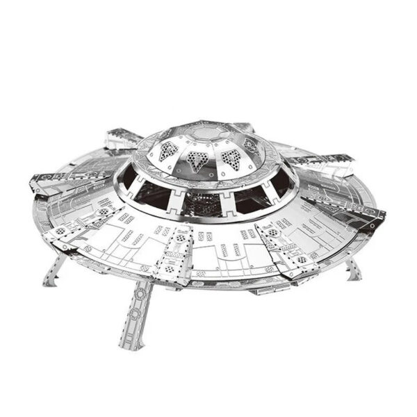 3D Metal Military J-20 J-10B SU-34 KA-50 Fighter UFO RAH-66 Helicopter DIY Handmade Assemble Model Jigsaw Puzzles