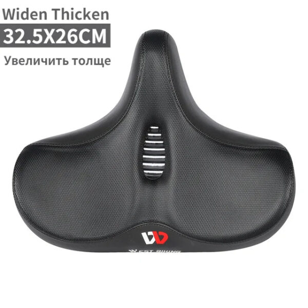 e90692bb1a0ff7e4 WEST BIKING Ergonomic Soft Bicycle Saddle Widen Thicken Cushion Pad MTB Road Bike Saddle Comfortable Breathable Cycling Seat