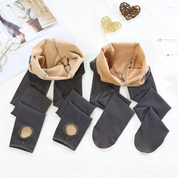 e915c4fd49c6da75 Women Socks DOIAESKV 85g Autumn Tights Causal Solid Spring Winter Warm Pantyhose High Waist Female Stretchy Slim Nylon
