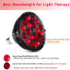 Red Lamp Face 54W 660nm & 850nm Infrared Light Therapy Device For Muscle Joint Pain Relief Skin Health Tools