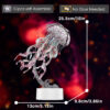 e946ffc63ab958c6 Piececool 3D Puzzles Metal Model Gifts Colourful Jellyfish Building Kits Jigsaw DIY Toy for Adult (4 Colors)