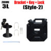 e94c09c2997ab686 3/5L Accessories Petrol Cans Barrels Gas Spare Container Anti-static Jerry Fuel Tank Mororcycle Can