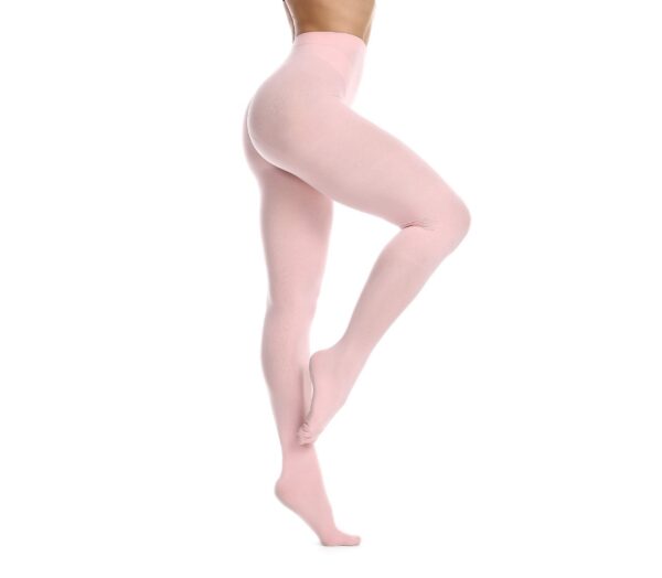 e96479ae104f508c Frola Women's 80 Denier Soft Semi Opaque Solid Color Footed Pantyhose Tights