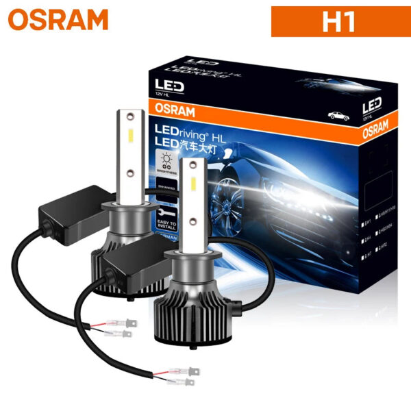 e96a1261b18eb571 OSRAM LEDriving YLZ HL H7 H4 LED Car Headlight H1 H8 H11 H16 HB3 HB4 HIR2 9012 12V 6000K Super Bright White Lamps Auto Bulb 2pcs
