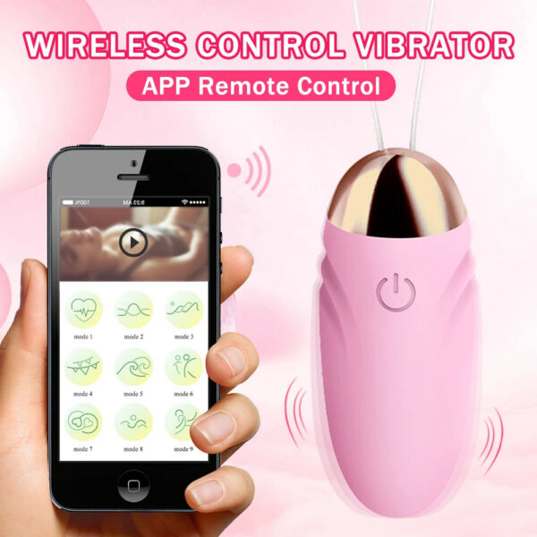 e973586294f72606 Bluetooth App Mini Bullet Vibrator for Women Clit Stimulator Wireless Remote Pantie Vibrating Love Egg Female Sex Toy for Adults