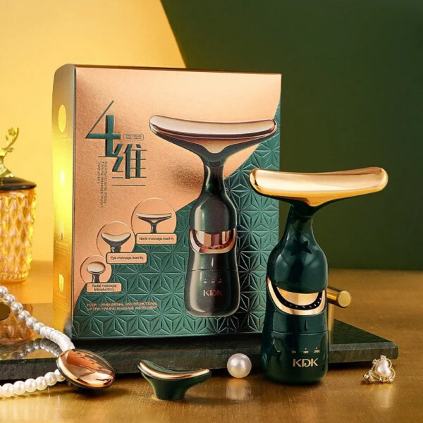 e9745fe4a4ccf16c 3 In 1 Facial Lifting Device Neck Facial Eye Massage Face Slimmer EMS Beauty Skin Tightening Wrinkle Anti Aging Face Massager