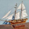 e996de9ffa60db98 New Version Scale 1/96 Classics Ancient Ship wood Model Building Kits Harvey 1847 Wooden Sailboat DIY Home Decorations