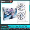 AXSNOW Gaming Graphics AMD RX580 8GB GDDR5 256Bit PCI Express 3.0 ×16 Radeon GPU Computer Video Card placa de video