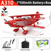 e9ba247ec6b271db New WLtoys Remote-Controlled Aircraft Brushless Motor 3D/6G with Gyroscope Dual Wings Four Channel Airplane Boy Toy Gift