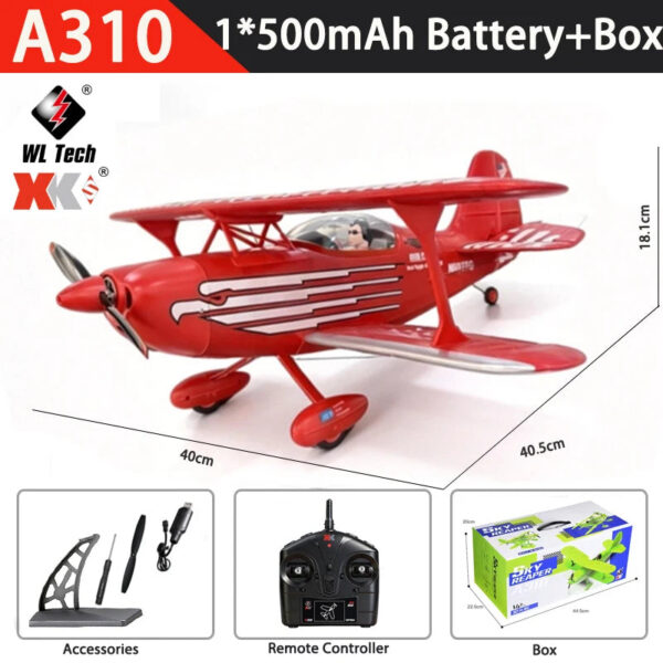e9ba247ec6b271db New WLtoys Remote-Controlled Aircraft Brushless Motor 3D/6G with Gyroscope Dual Wings Four Channel Airplane Boy Toy Gift