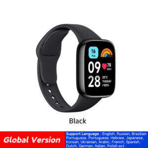 e9c1e100423c3776 Xiaomi Redmi Watch 3 Active Global Version Smartwatch 1.83'' LCD Display Bluetooth Phone Call 12 Days Battery Blood Oxygen 5ATM